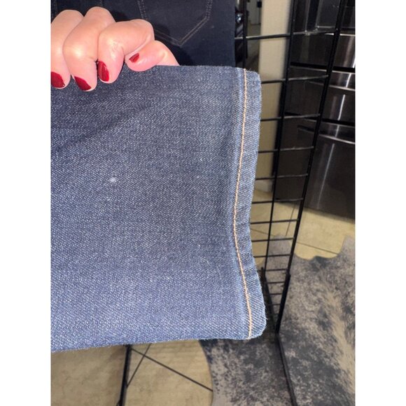 Madewell Alley Straight Dark Wash Denim Jeans Size 25 Dark Blue Denim Stretch - Picture 10 of 12